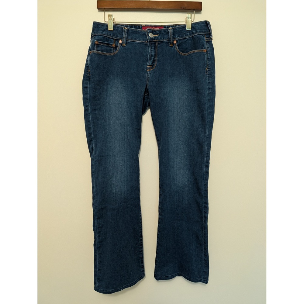 Lucky Brand Lola Boot Jeans Womens 8/29 Low Rise Dark Wash Denim (fits 31x28)